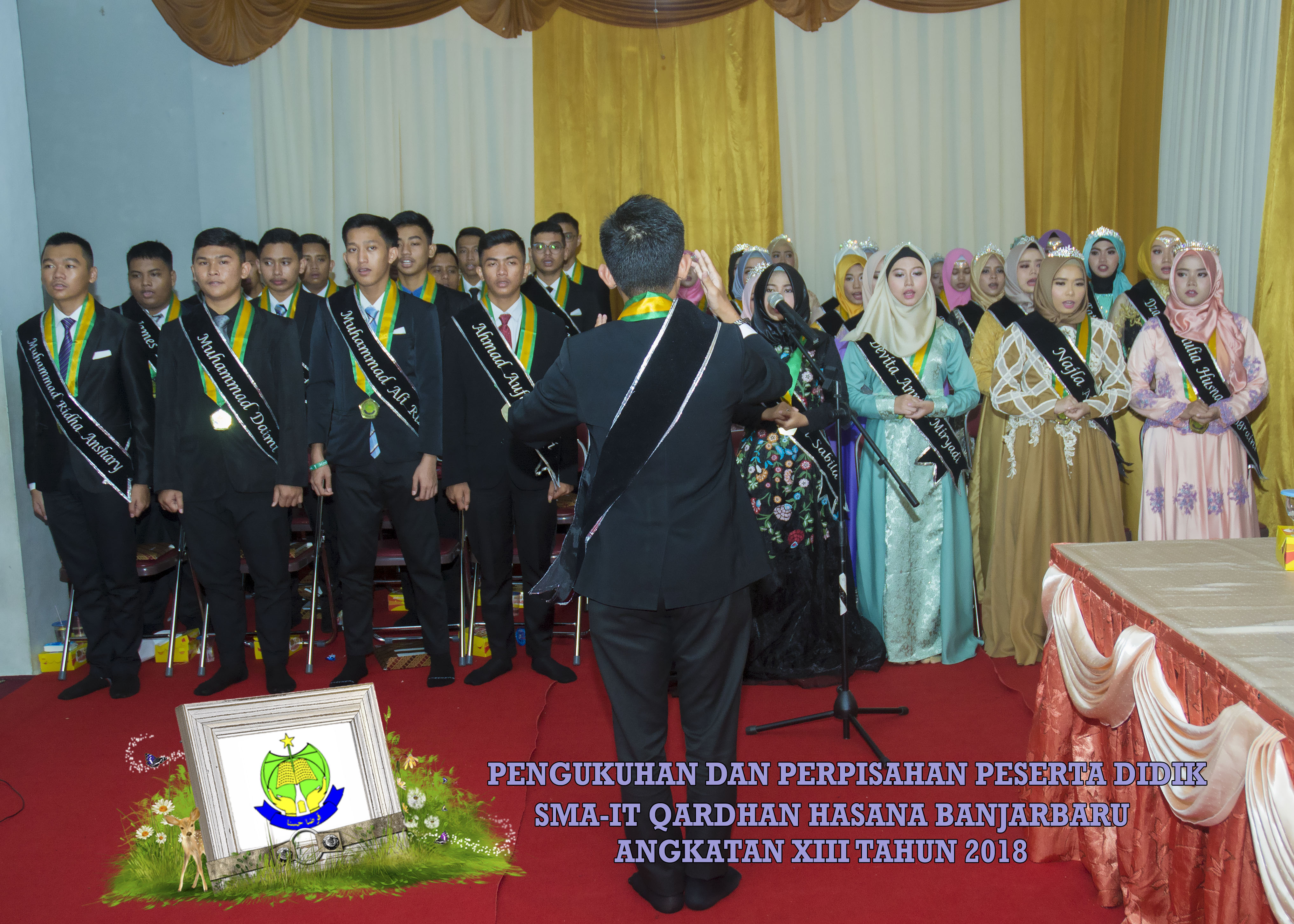Peserta Didik  Kelas XII SMA-IT Qardhan Hasana Angkatan ke-13